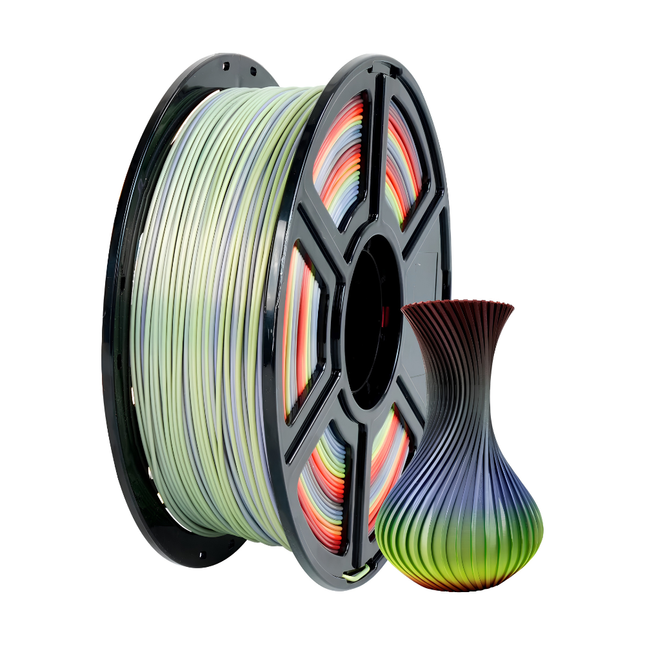 FlashForge PLA Filament - Rainbow Candy - 1.75mm - Biologisch Afbreekbaar - 1kg