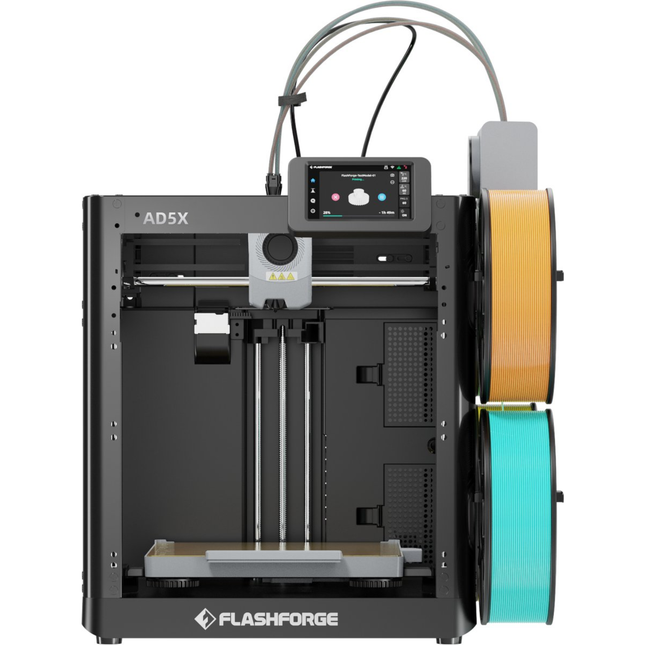 Flashforge Adventurer 5X High-Speed Multi-Color 3D Printer Touchscreen - Intelligent Filament Systeem - 4 Spoelen - 600mm/s – CoreXY – 220×220×220mm – WiFi