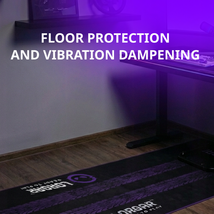 LORGAR RX1FM Sim Racing Floor Mat (LRG-RX1FM) - Stable Floor Protection