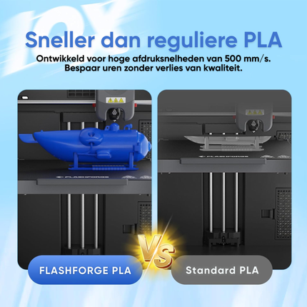 FlashForge PLA Mat Filament - Mat Zwart - 1.75mm - Biologisch Afbreekbaar - 1kg