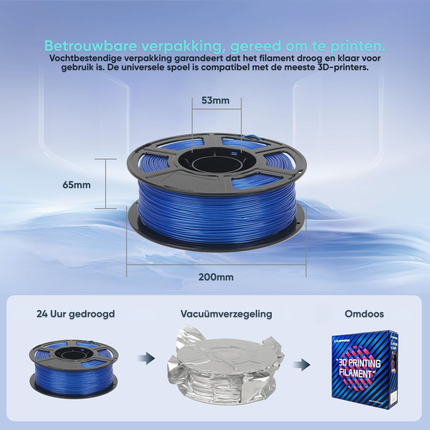 FlashForge PLA Filament - Rainbow Candy - 1.75mm - Biologisch Afbreekbaar - 1kg