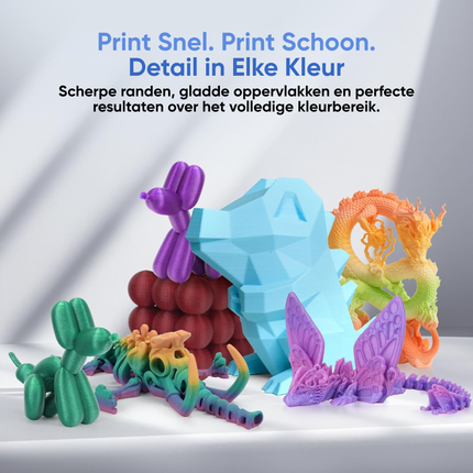 FlashForge PLA Filament - Rainbow Candy - 1.75mm - Biologisch Afbreekbaar - 1kg